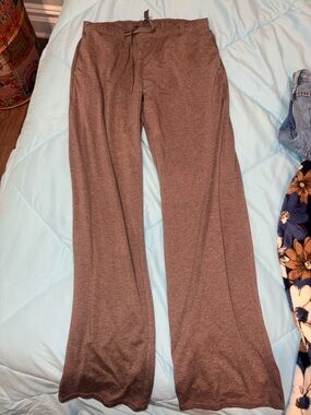 Vuori Brown Wide-Leg Lounge Pants